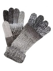 Regatta Rękawiczki "Frosty Glove VI" w kolorze szaro-czarnym rozmiar: S/M. Czarne rękawiczki damskie Regatta, bez wzorów, prążkowane. Za 61.46 zł.