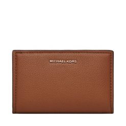 Portfel MICHAEL Michael Kors. Brązowe portfele damskie MICHAEL Michael Kors, bez wzorów. Za 349.99 zł.