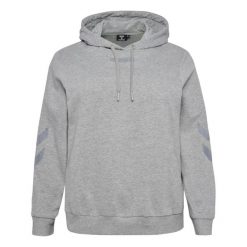 Damska bluza z kapturem Hummel Legacy Plus. Szare bluzy damskie Hummel, bez wzorów, z kapturem. Za 247.00 zł.