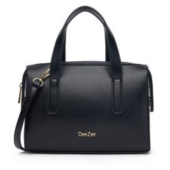 Torebka DeeZee. Czarne kuferki damskie DeeZee, bez wzorów, bez dodatków. Za 129.99 zł.