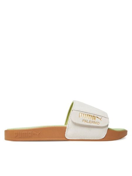 Puma Klapki Leadcat 2.0 Palermo Foil 399041 06 Szary. Szare klapki damskie Puma, bez wzorów, ze skóry, bez obcasa, bez zapięcia. Za 229.99 zł.