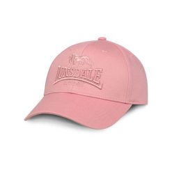 Czapka z daszkiem Lonsdale Salford. Czerwone czapki z daszkiem damskie Lonsdale, bez wzorów. Za 148.50 zł.