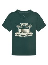 Puma T-Shirt MID90S Graphic 685152 Zielony Regular Fit. Zielone t-shirty i koszulki chłopięce Puma, bez wzorów, z bawełny, bez kołnierzyka, bez ramiączek. Za 55.99 zł.