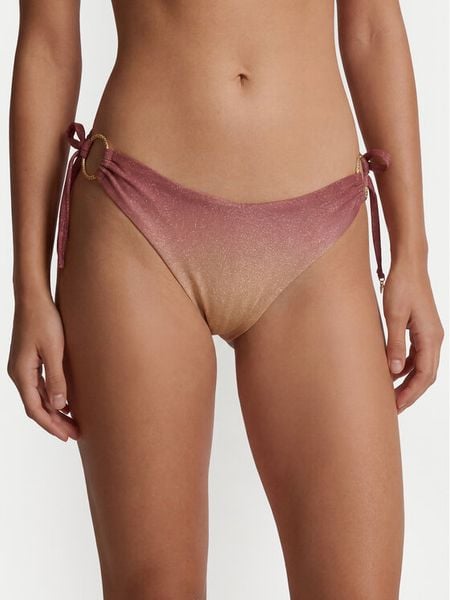 Guess Dół od bikini E6GO08 KF600 Różowy. Czerwone bikini Guess, z aplikacjami, z syntetyku. Za 264.99 zł.