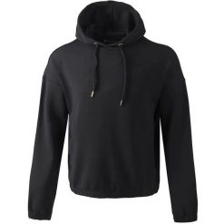 Bluza damska z kapturem Athlecia Namier. Czarne bluzy damskie Athlecia, bez wzorów, z dresówki, bez kaptura. Za 248.50 zł.