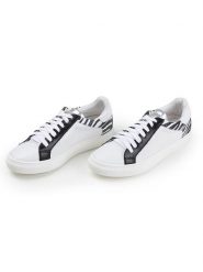 Anna Morellini Skórzane sneakersy "Gemmarina" w kolorze białym rozmiar: 39. Białe obuwie sportowe damskie Anna Morellini, bez zapięcia. Za 386.53 zł.
