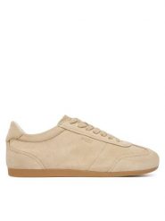 BOSS Sneakersy Solenne 50575226 Beżowy. Brązowe obuwie sportowe damskie Boss, ze skóry, bez zapięcia. Za 849.99 zł.