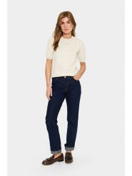 SAINT TROPEZ Sweter w kolorze beżowym rozmiar: L. Brązowe swetry klasyczne damskie Saint Tropez, l, bez kołnierzyka. Za 66.47 zł.