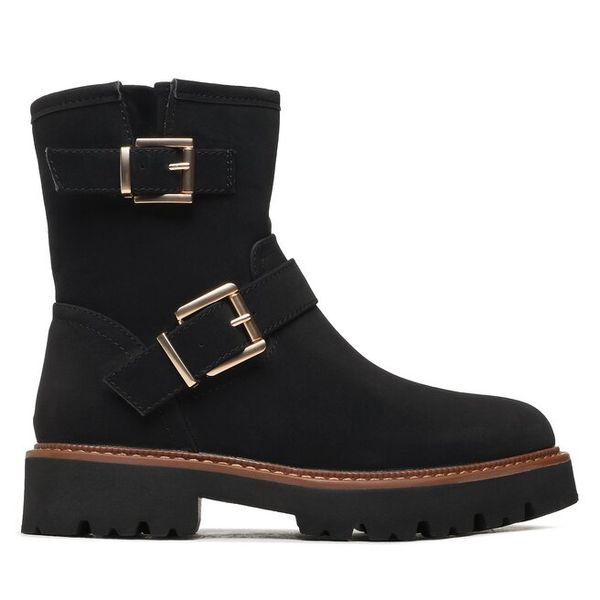 Botki Jenny Fairy. Czarne botki damskie Jenny Fairy, bez obcasa, na płaskiej podeszwie, bez zapięcia. Za 139.99 zł.