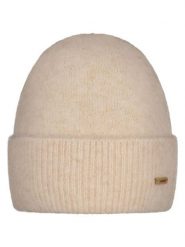 Barts Czapka "Beska" w kolorze beżowym rozmiar: onesize. Brązowe czapki damskie Barts, z aplikacjami, z wełny. Za 135.17 zł.