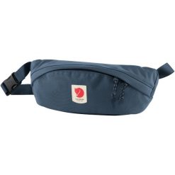 Saszetka Fjallraven Ulvo Hip Pack Medium - mountain blue. Niebieskie nerki i saszetki damskie Fjällräven, bez wzorów. Za 209.99 zł.