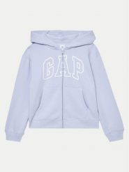 Gap Bluza 486553-01 Fioletowy Regular Fit. Fioletowe bluzy dziewczęce GAP, bez wzorów, z bawełny, bez ramiączek, bez kaptura. Za 99.99 zł.