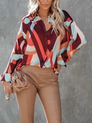 Milan Kiss Koszula ze wzorem rozmiar: L. Koszule damskie Milan Kiss, l, bez wzorów, bez kołnierzyka, bez ramiączek. Za 156.61 zł.