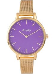 Simplify Zegarek kwarcowy "the 5800" w kolorze złoto-fioletowym rozmiar: onesize. Fioletowe, analogowe zegarki damskie Simplify, metalowe. Za 130.99 zł.