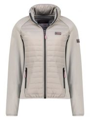 Geographical Norway Kurtka polarowa "Tour" w kolorze szarym rozmiar: XL. Szare kurtki damskie Geographical Norway, xl, bez wzorów, z polaru, bez kaptura. Za 216.22 zł.