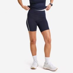 Legginsy fitness damskie Domyos krótkie. Zielone legginsy damskie DOMYOS, s, bez wzorów, z materiału. Za 59.99 zł.