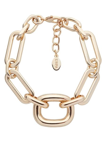 U.S. Polo Assn. Pozłacana bransoletka rozmiar: onesize. Żółte bransoletki damskie U.S. Polo Assn., metalowe. Za 122.38 zł.