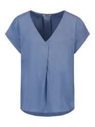 Sublevel Bluzka w kolorze niebieskim rozmiar: M. Niebieskie bluzki damskie Sublevel, m, bez wzorów, z wiskozy, klasyczne, bez kołnierzyka, bez ramiączek. Za 61.60 zł.