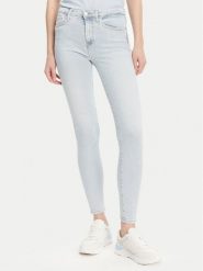 Tommy Hilfiger Jeansy Como WW0WW44369 Niebieski Skinny Fit. Niebieskie jeansy damskie Tommy Hilfiger, bez wzorów, z bawełny. Za 319.99 zł.