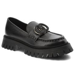 Czarne Mokasyny Chebello Modne Obuwie Damskie. Czarne mokasyny damskie CheBello, z jeansu, bez obcasa. Za 539.00 zł.