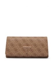 Guess Portfel Laurel II Slg SWSG74 59155 Brązowy. Brązowe portfele damskie Guess, z aplikacjami, ze skóry. Za 289.99 zł.