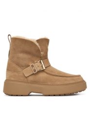 Tommy Hilfiger Śniegowce Th Buckle Shearling Snow Boot FW0FW09687 Beżowy. Brązowe śniegowce damskie Tommy Hilfiger. Za 849.99 zł.