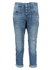 Herrlicher Dżinsy - Boyfriend fit - w kolorze niebieskim rozmiar: W24. Niebieskie jeansy damskie Herrlicher, z podwyższonym stanem. Za 100.99 zł.