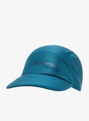 Czapka z daszkiem do biegania La Sportiva Pure Cap. Niebieskie czapki z daszkiem damskie La Sportiva, bez wzorów, z materiału. Za 142.99 zł.
