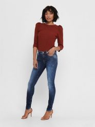 ONLY Dżinsy - Skinny fit - w kolorze granatowym rozmiar: W25/L32. Niebieskie jeansy damskie Only. Za 70.24 zł.