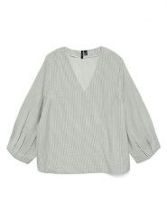 Vero Moda Bluzka w kolorze zielonym rozmiar: XS. Zielone bluzki damskie Vero Moda, xs, bez wzorów, bez kołnierzyka, bez ramiączek. Za 69.99 zł.