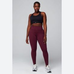 Damskie legginsy z wysokim stanem Fabletics Define. Czarne legginsy damskie FABLETICS, xl, bez wzorów, z elastanu. Za 297.55 zł.