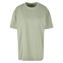 Koszulka Damska Acid Wash Oversized T-shirt. Czarne bluzki damskie BUILD YOUR BRAND, m, bez wzorów, bez kołnierzyka, bez ramiączek. Za 89.99 zł.