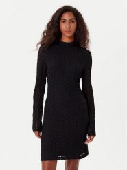 Bardot Sukienka koktajlowa Vezza Floral 57152DB1 Czarny Regular Fit. Czarne sukienki damskie Bardot, bez wzorów, z bawełny, wizytowe, bez ramiączek. Za 369.99 zł.