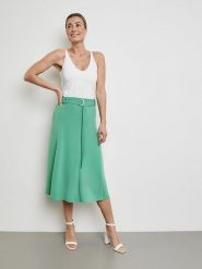 Gerry Weber Spódnica w kolorze turkusowym rozmiar: 36. Niebieskie spódnice damskie Gerry Weber, bez wzorów, z tkaniny, midi. Za 166.88 zł.