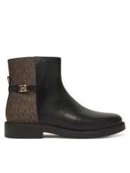 MICHAEL Michael Kors Botki 40F5MAME6L Czarny. Czarne botki damskie MICHAEL Michael Kors, ze skóry, bez obcasa, na płaskiej podeszwie, bez zapięcia. Za 629.99 zł.