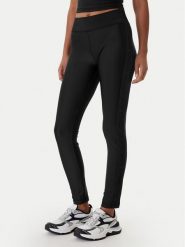 Versace Jeans Couture Legginsy 80HAC114 J0128 Czarny Slim Fit. Czarne legginsy damskie Versace Jeans Couture, m, bez wzorów, z jeansu. Za 829.99 zł.