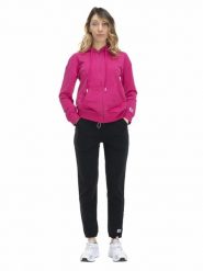 Bluza z bawełna z kaptur na co dzień na siłownię. Czarne bluzy damskie LEONE 1947 APPAREL, xs, bez wzorów, z bawełny, bez kaptura. Za 231.51 zł.