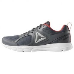 Buty do biegania damskie Reebok 3D Fusion TR. Szare obuwie sportowe damskie Reebok, z gumy, bez zapięcia, do biegania. Za 254.00 zł.