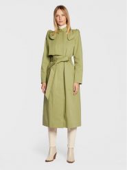 Ted Baker Trencz 261746 Zielony Regular Fit. Zielone płaszcze damskie Ted Baker, bez wzorów, z bawełny, bez kaptura. Za 1,899.00 zł.