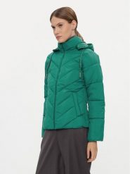 Silvian Heach Kurtka zimowa GPA23017PI Zielony Regular Fit. Zielone kurtki damskie Silvian Heach, na zimę, bez wzorów, z syntetyku, bez kaptura. Za 519.99 zł.