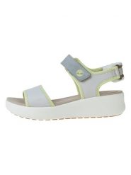 Timberland Sandały "LA Wind" w kolorze szarym rozmiar: 40. Szare sandały damskie Timberland, bez wzorów, z materiału, z otwartym noskiem, bez obcasa, bez zapięcia. Za 259.45 zł.