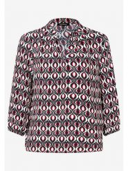 More & More Bluzka w kolorze czerwono-granatowo-białym rozmiar: 42. Białe bluzki damskie More & More, s, bez wzorów, z wiskozy, klasyczne, bez kołnierzyka, bez ramiączek. Za 69.99 zł.