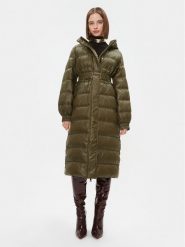 TWINSET Płaszcz zimowy 232TT2351 Zielony Regular Fit. Zielone kurtki damskie Twinset, na zimę, bez wzorów, z syntetyku, bez kaptura. Za 1,589.00 zł.