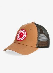 Czapka z daszkiem Fjallraven 1960 Logo Långtradarkeps. Brązowe czapki z daszkiem damskie Fjällräven, na lato, bez wzorów, z bawełny. Za 149.99 zł.