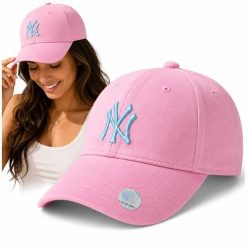 Czapka New York Yankees NY Różowa Damska Baseballówka Regulowana MLB. Czerwone czapki z daszkiem damskie NICEBIKE, na jesień, bez wzorów, z bawełny. Za 89.99 zł.