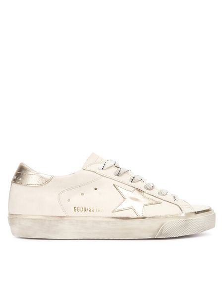 Golden Goose Sneakersy Super-Star Classic With List GWF00101.F007558.10698 Beżowy. Brązowe obuwie sportowe damskie GOLDEN GOOSE, ze skóry, bez zapięcia. Za 2,269.00 zł.