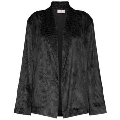 Kurtka Deha Marynarka Z Wiskozowego Aksamitu Damskie. Czarne kurtki damskie Deha, s, bez wzorów, z bawełny, eleganckie. Za 587.99 zł.