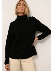 Just Cashmere Kaszmirowy golf "Blantyre" w kolorze czarnym rozmiar: L. Czarne golfy damskie Just Cashmere, l, bez wzorów, z kaszmiru, bez ramiączek. Za 288.18 zł.