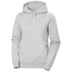 Bluza damska z kapturem Helly Hansen Elevate. Szare bluzy damskie Helly Hansen, bez wzorów, z kapturem. Za 464.00 zł.