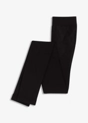 Modelujące legginsy z efektem push up i kontrolą brzuszka, z wygodnym paskiem, nieprzezroczyste 80 DEN. Czarne bielizna korygująca bonprix, bez wzorów. Za 49.99 zł.